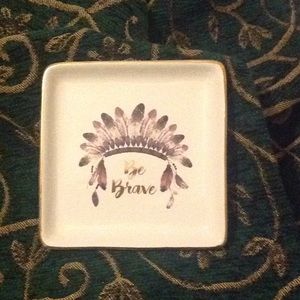 NWT Be Brave Jewelry / Catch-All / Soap Holder